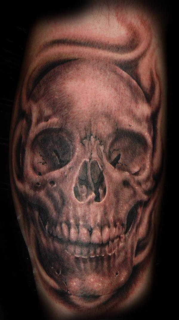 Photo:  skull tattoo 001